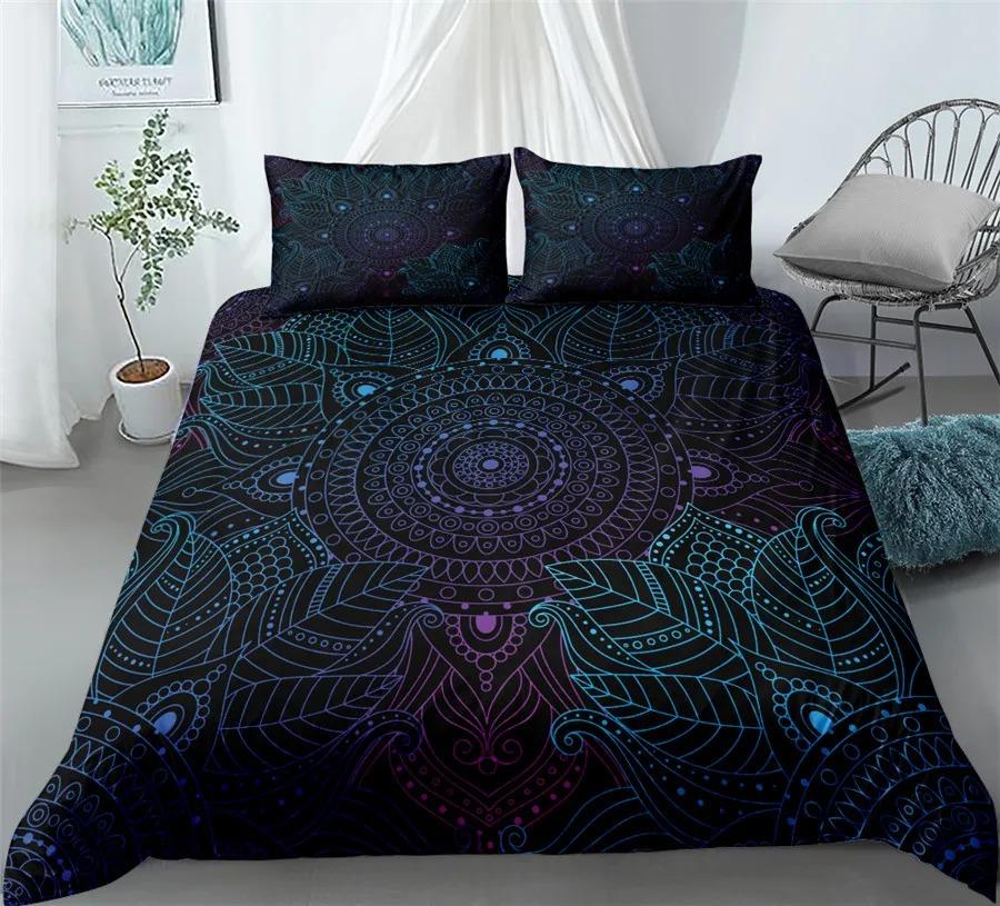 Black Mandala Boho Duvet Cover Set King Queen Double Full Twin Single Size Bed Linen Set 70x133cm 2pcs
Black Mandala Boho Duvet Cover Set King Queen Double Full Twin Single Size Bed Linen Set 70x133cm 2pcs