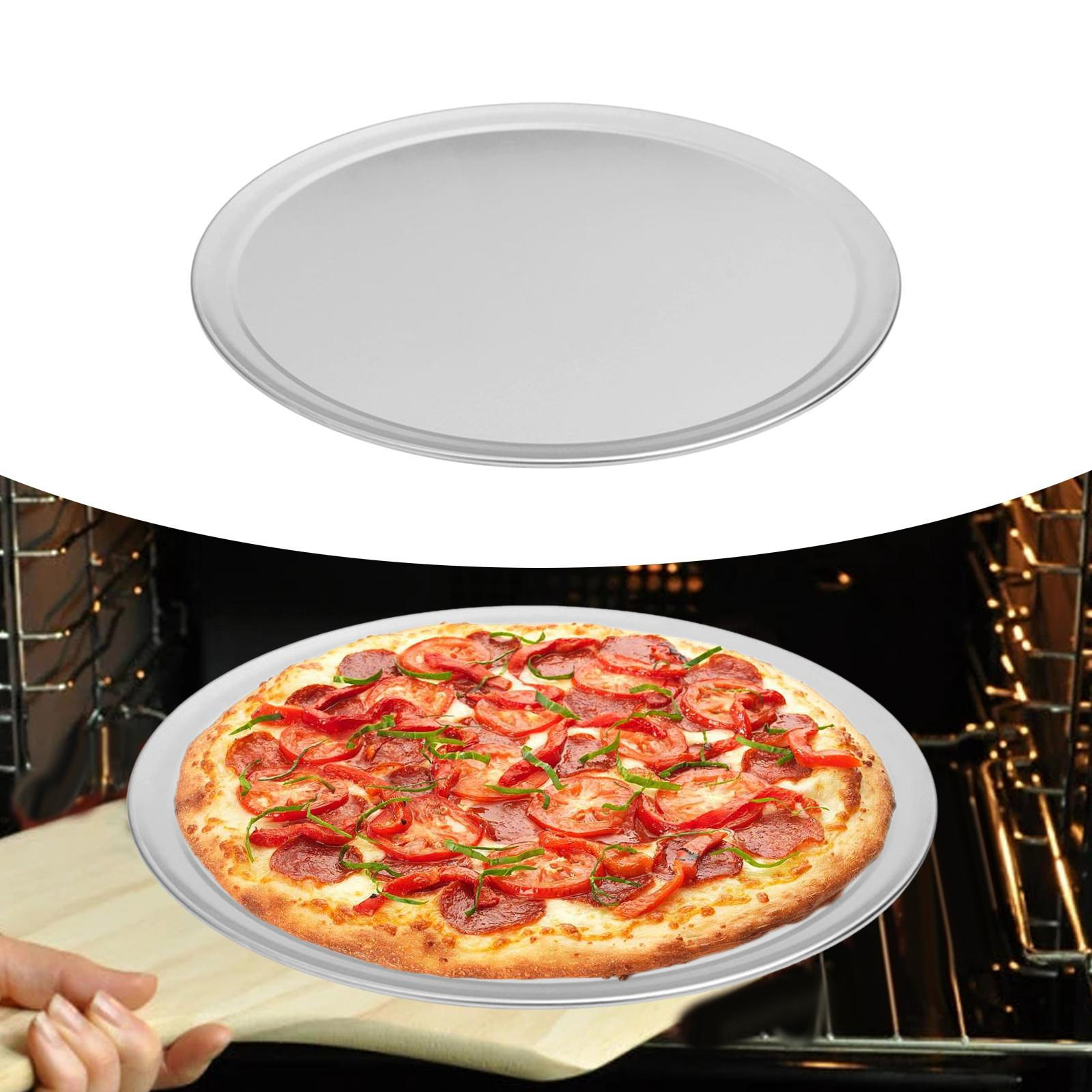 Противень для выпечки пиццы, пригодный для мытья в посудомоечной машине, прочный круглый противень из алюминиевого сплава с антипригарным покрытием для 12 inch
Противень для выпечки пиццы, пригодный для мытья в посудомоечной машине, прочный круглый противень из алюминиевого сплава с антипригарным покрытием для 12 inch