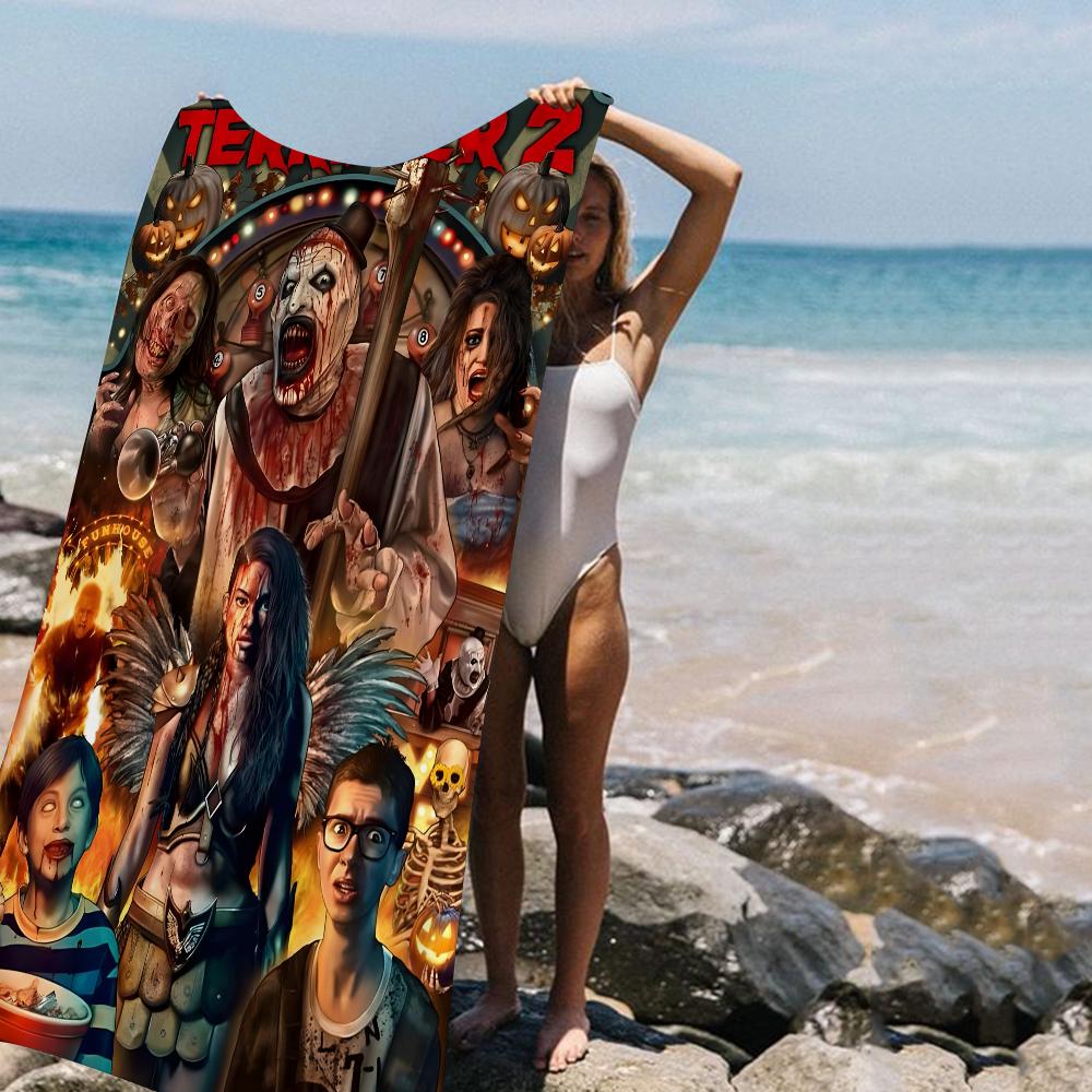 Terrifier 2 Horror Movie Anime Big Microfiber Beach Towels Quick Dry Towel Sand Beach Towels Pool Towel for Travel Swim Pool W40*H60(CM)
Terrifier 2 Horror Movie Anime Big Microfiber Beach Towels Quick Dry Towel Sand Beach Towels Pool Towel for Travel Swim Pool W40*H60(CM)