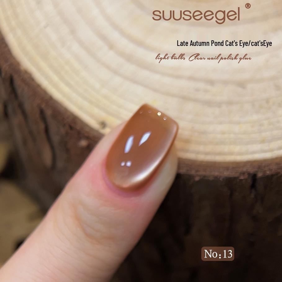 Autumn Cat Eye Gel Polish: 16 Twilight Shades - Caramel Brown & Milk Coffee Collection
Autumn Cat Eye Gel Polish: 16 Twilight Shades - Caramel Brown & Milk Coffee Collection
