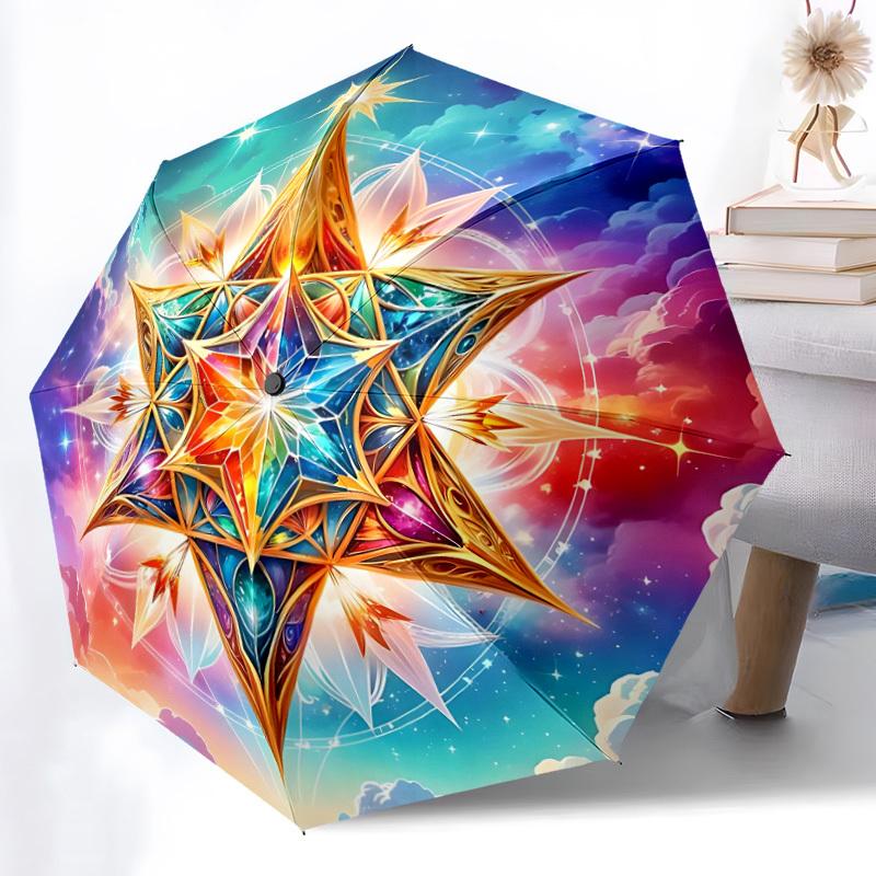 1pc Cosmic Mandala Automatic Umbrella - Automatic Opening And Closing, Sturdy Iron Frame, Portable Folding Design yy251018142
1pc Cosmic Mandala Automatic Umbrella - Automatic Opening And Closing, Sturdy Iron Frame, Portable Folding Design yy251018142