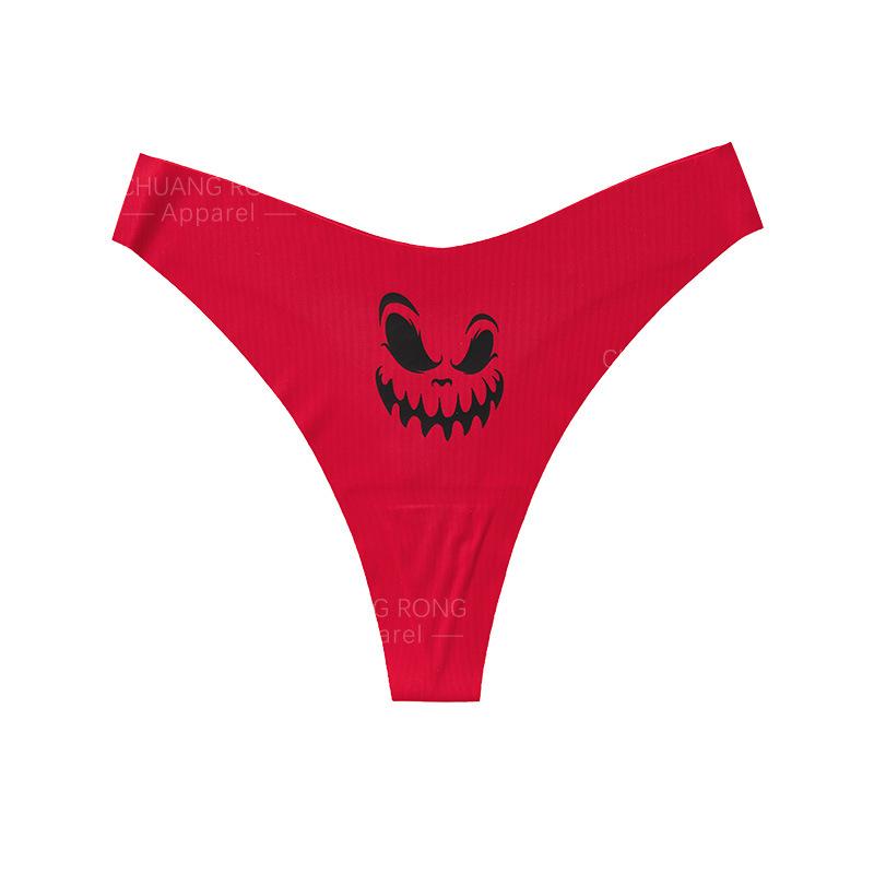 Personalized Halloween grimace print panties women s invisible T-pants seamless one-piece yoga low-rise large-size panties XL яскраво-червоного кольору
Personalized Halloween grimace print panties women s invisible T-pants seamless one-piece yoga low-rise large-size panties XL яскраво-червоного кольору