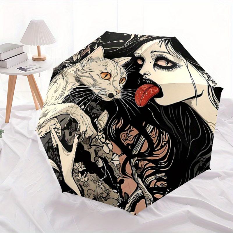 1pc Whispering Whiskers Woman and Her Cat Pattern Automatic Cartoon Umbrella is Fashionable and Good-Looking, Suitable for Travel and Daily Use.Y104
1pc Whispering Whiskers Woman and Her Cat Pattern Automatic Cartoon Umbrella is Fashionable and Good-Looking, Suitable for Travel and Daily Use.Y104