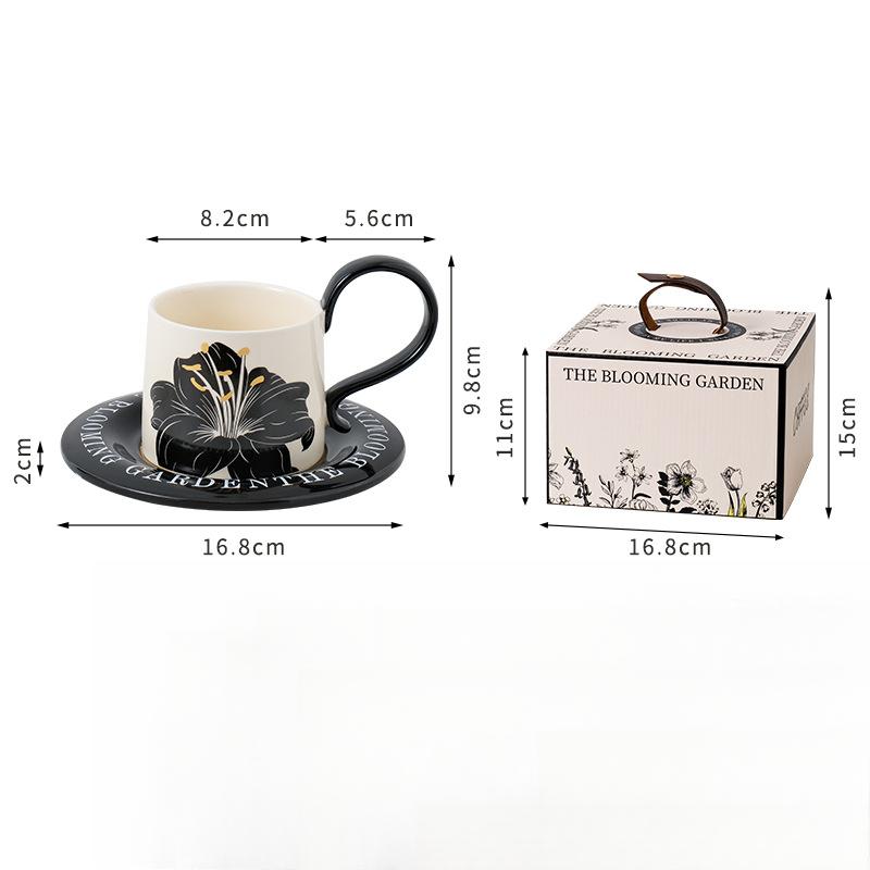 Керамическая кофейная чашка в стиле ретро с блюдцем, легкая, роскошная, высокого класса, кофейная чашка для послеобеденного чая, кружка для дома, подарочная коробка, сувенир 260
Керамическая кофейная чашка в стиле ретро с блюдцем, легкая, роскошная, высокого класса, кофейная чашка для послеобеденного чая, кружка для дома, подарочная коробка, сувенир 260