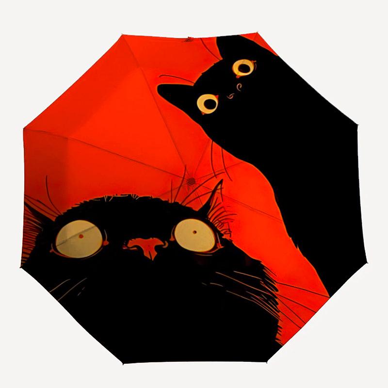 1pc Black Cat Fashionable Automatic Opening/Closing Folding Umbrella with 8 Bones, Windproof Portable, Daily Use329
1pc Black Cat Fashionable Automatic Opening/Closing Folding Umbrella with 8 Bones, Windproof Portable, Daily Use329