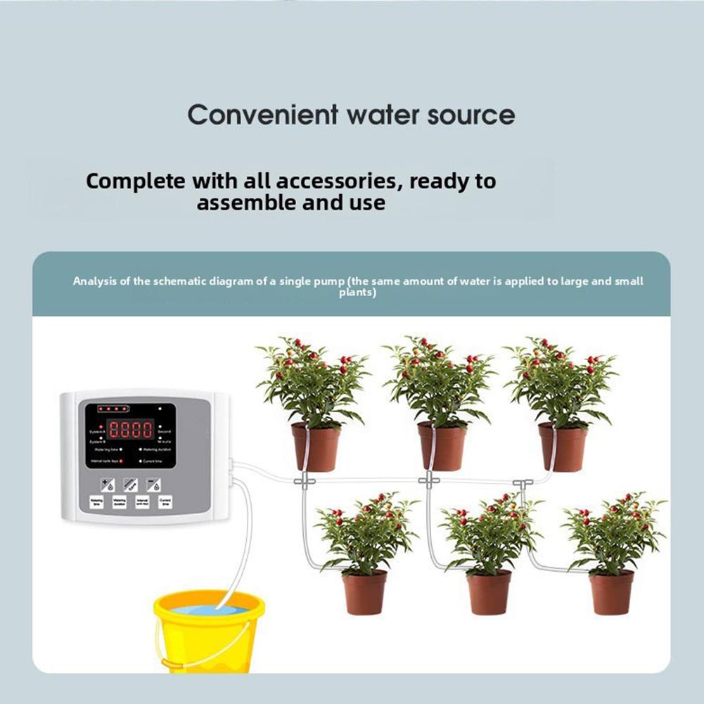 Solar Charging Dual Pump Watering Device with Voice Alerts for Balcony Plants Timed Irrigation and Memory Settings China Mainland
Solar Charging Dual Pump Watering Device with Voice Alerts for Balcony Plants Timed Irrigation and Memory Settings China Mainland