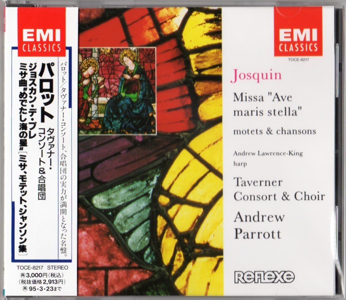 CD ANDREW PARROTT, ANDREW LAURANCE-KIN - Josquin des Prez: Mass Musical Star TOCE8217PROMO Japan ObiClassical Used
CD ANDREW PARROTT, ANDREW LAURANCE-KIN - Josquin des Prez: Mass Musical Star TOCE8217PROMO Japan ObiClassical Used