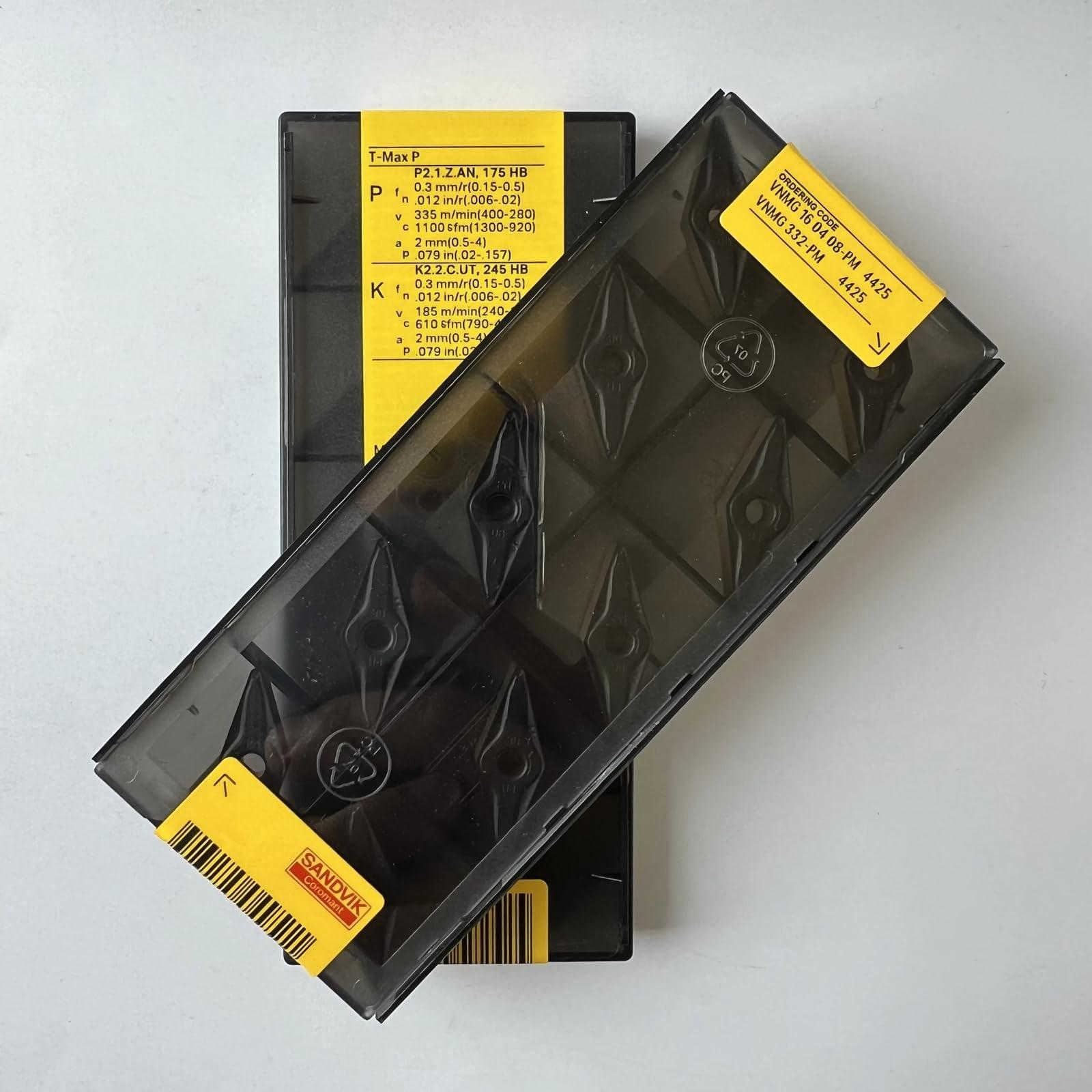 Original Sandvik / VNMG160408-PM 4425 / CNC lathe carbide blade 10 Pcs
Original Sandvik / VNMG160408-PM 4425 / CNC lathe carbide blade 10 Pcs