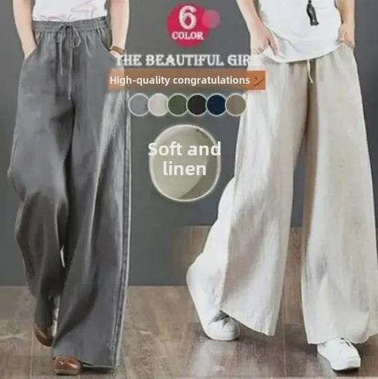 High-Waist Cotton Linen Wide Leg Women s Pants - Loose Fit, Plus Size, Floor Length XXXL помаранчевий
High-Waist Cotton Linen Wide Leg Women s Pants - Loose Fit, Plus Size, Floor Length XXXL помаранчевий