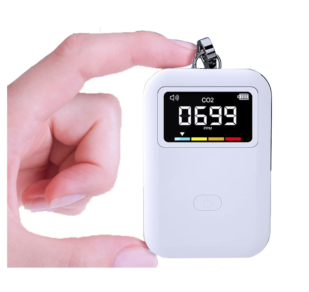KKYOYRE Mini CO2 Carbon Dioxide Concentration Meter with Portable CO2 Air Quality CO2 Carbon Dioxide CO2 Air Quality High Air Pollution Alarm For білий
KKYOYRE Mini CO2 Carbon Dioxide Concentration Meter with Portable CO2 Air Quality CO2 Carbon Dioxide CO2 Air Quality High Air Pollution Alarm For білий