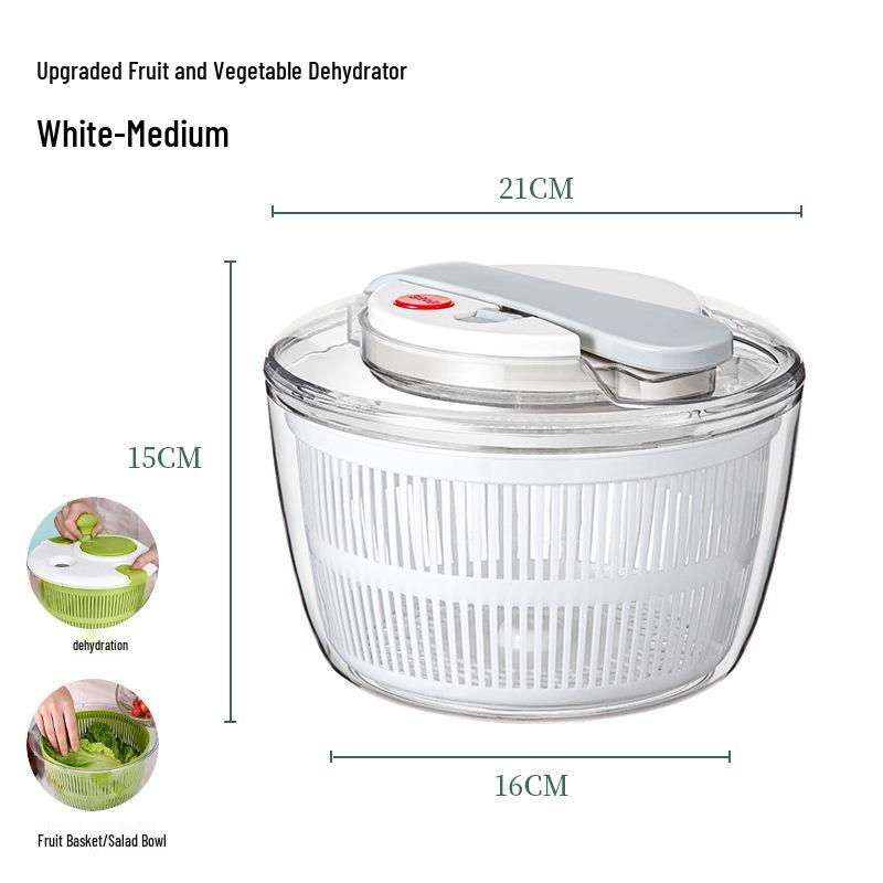 Ручная овощесушилка и салатница с дренажным поддоном
Ручная овощесушилка и салатница с дренажным поддоном