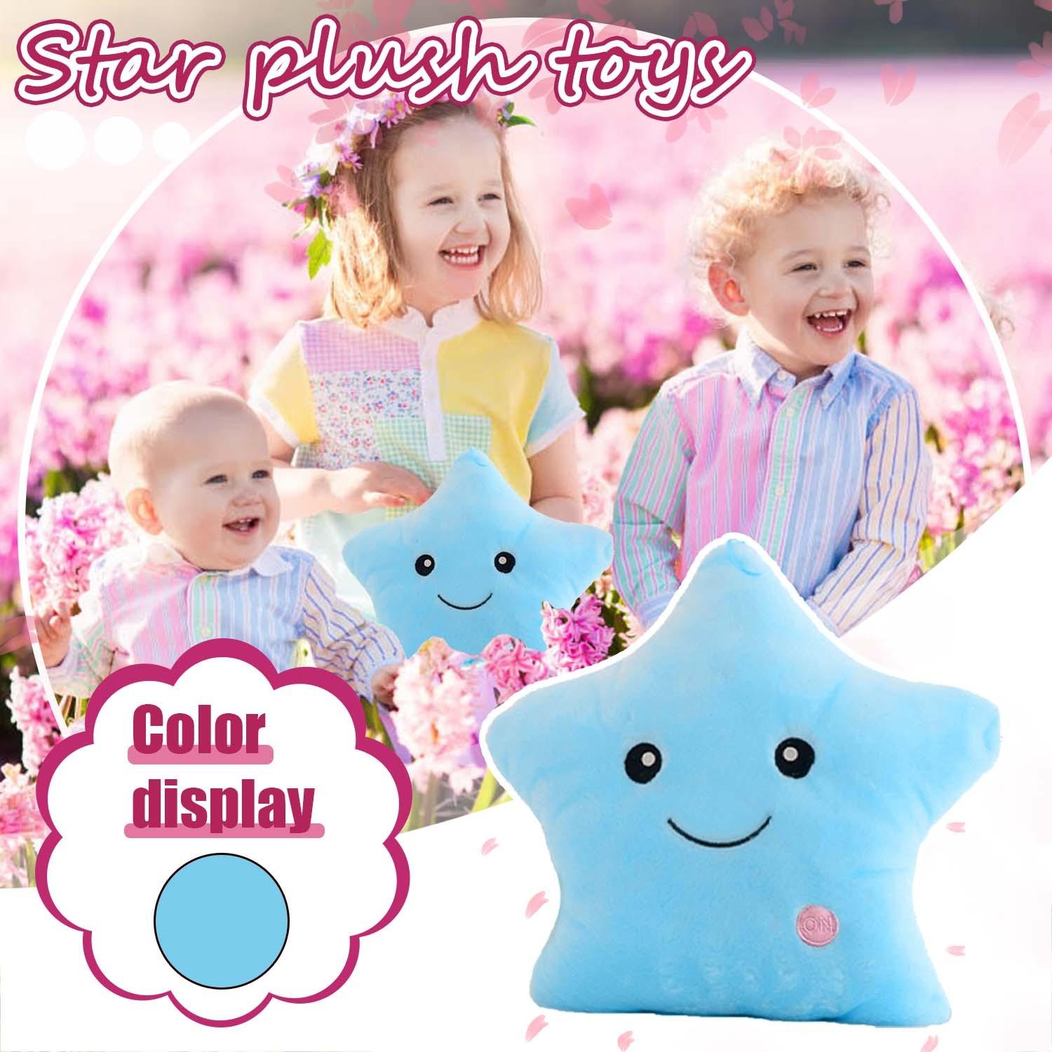 Folulus Красочная пятиконечная звезда светящаяся мягкая плюшевая детская милая игрушка
Folulus Красочная пятиконечная звезда светящаяся мягкая плюшевая детская милая игрушка