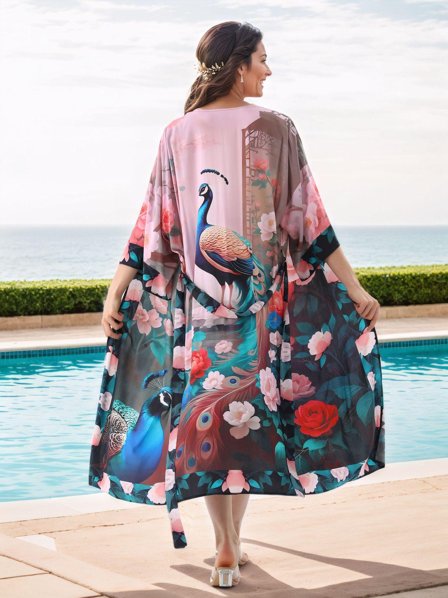 Women s Printed Long Cardigan Loose Open Front Beach Cover Up Robe, Flowy Vacation Shirt 0990 One size fits all
Women s Printed Long Cardigan Loose Open Front Beach Cover Up Robe, Flowy Vacation Shirt 0990 One size fits all