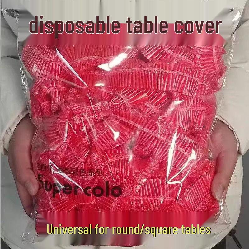 ZISIZ Extra Thick Red Disposable Round Tablecloth
ZISIZ Extra Thick Red Disposable Round Tablecloth