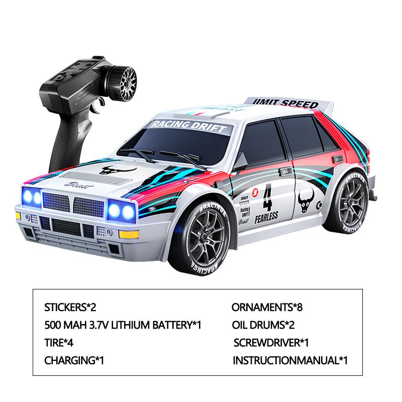 2026 NEW Raceway Drifting RC Car 4WD 1:24 Scale High Speed 20KM/H 2.4G RC Racing Toys Car with LED Light For Children Boys Gifts
2026 NEW Raceway Drifting RC Car 4WD 1:24 Scale High Speed 20KM/H 2.4G RC Racing Toys Car with LED Light For Children Boys Gifts