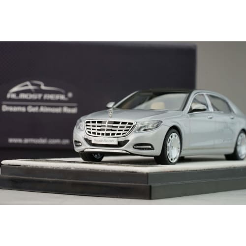 Almost Real Mercedes-Maybach S-Class - 2016 - Iridium Silver 1/43 Scale Complete Diecast Car (Product Number: 420103)
Almost Real Mercedes-Maybach S-Class - 2016 - Iridium Silver 1/43 Scale Complete Diecast Car (Product Number: 420103)