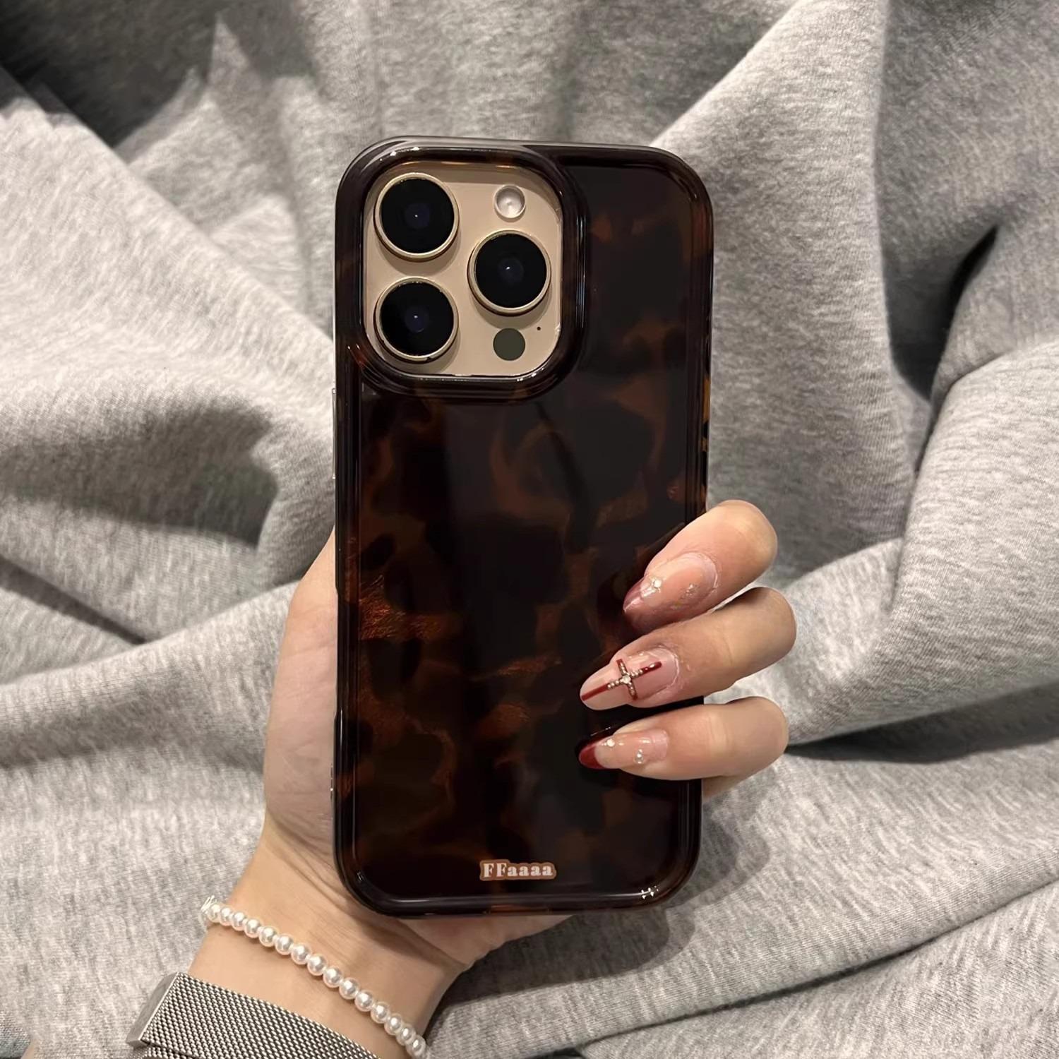 Korean Style Translucent Amber Brown Drop-Proof Case for Apple 13, 14, 15, 16, 17 Pro Max - Autumn/Winter Edition 16 Pro Max
Korean Style Translucent Amber Brown Drop-Proof Case for Apple 13, 14, 15, 16, 17 Pro Max - Autumn/Winter Edition 16 Pro Max