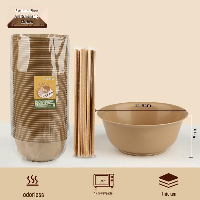 Disposable Rice Husk Bowl and Chopsticks Set
Disposable Rice Husk Bowl and Chopsticks Set