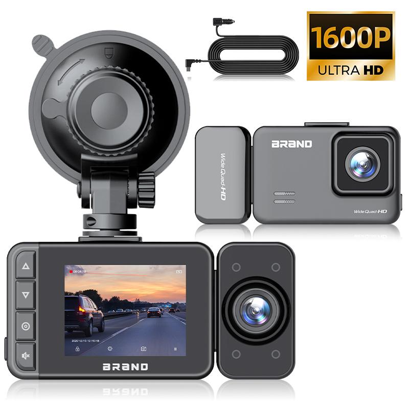2K Dash Cam 1600P Car DVR Front and Rear Dual Lens Auto Car Recorder with Night Vision G-Sensor 24H Parking Monitor None
2K Dash Cam 1600P Car DVR Front and Rear Dual Lens Auto Car Recorder with Night Vision G-Sensor 24H Parking Monitor None
