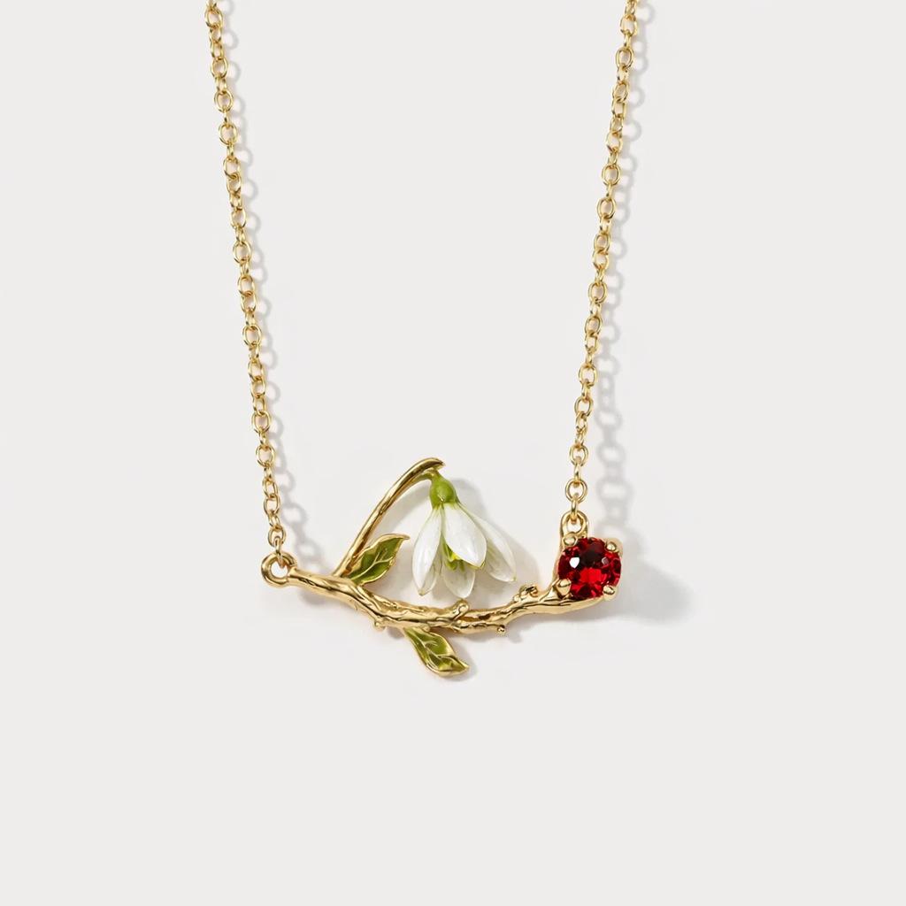 Vintage Colored Flowers December Flower Rose Lily Of The Valley Necklace Colored Drip Pendant
Vintage Colored Flowers December Flower Rose Lily Of The Valley Necklace Colored Drip Pendant