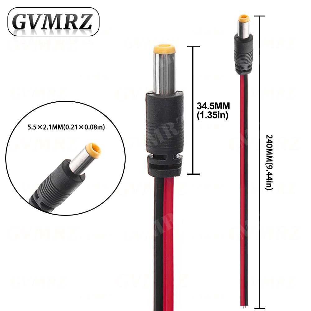 5PCS DC Power Male Female Cable 12V Plug DC Adapter Cable Plug Connector For CCTV Camera DC Plug 5.5*2.1mm 5.5x2.1
5PCS DC Power Male Female Cable 12V Plug DC Adapter Cable Plug Connector For CCTV Camera DC Plug 5.5*2.1mm 5.5x2.1
