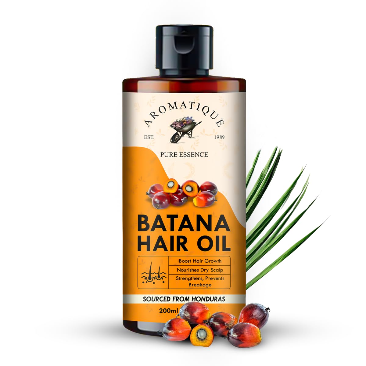 Aromatique Batana Hair Oil 200ml | Cold Pressed Multi Blend with Black Jamaican Castor Marula Baobab Almond Jojoba Argan Rosemary Vitamin E | Nour
Aromatique Batana Hair Oil 200ml | Cold Pressed Multi Blend with Black Jamaican Castor Marula Baobab Almond Jojoba Argan Rosemary Vitamin E | Nour