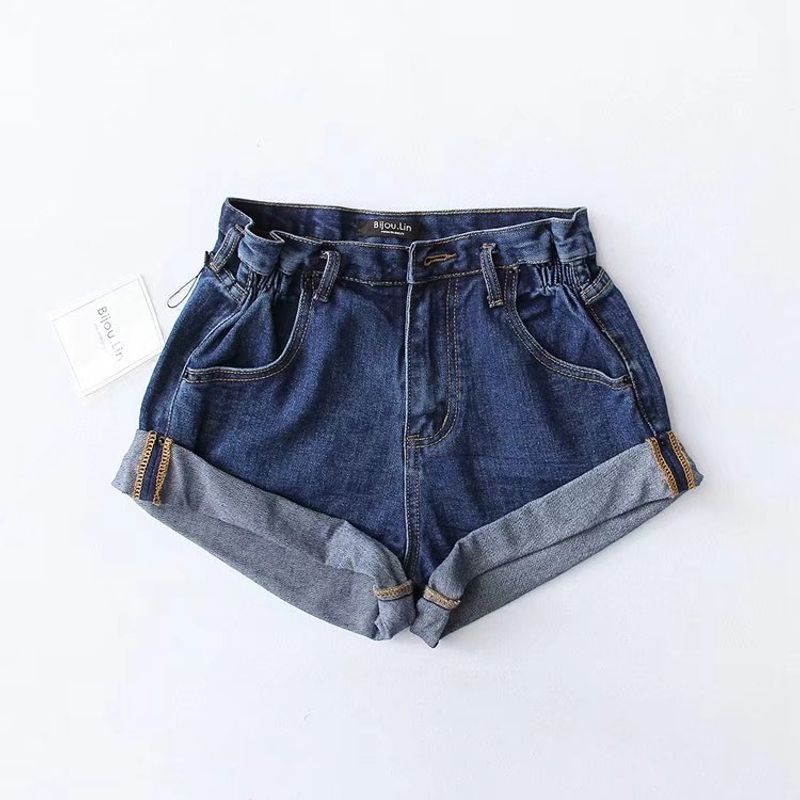 European and American Sexy Summer Camel Denim Shorts Deep Blue S
European and American Sexy Summer Camel Denim Shorts Deep Blue S