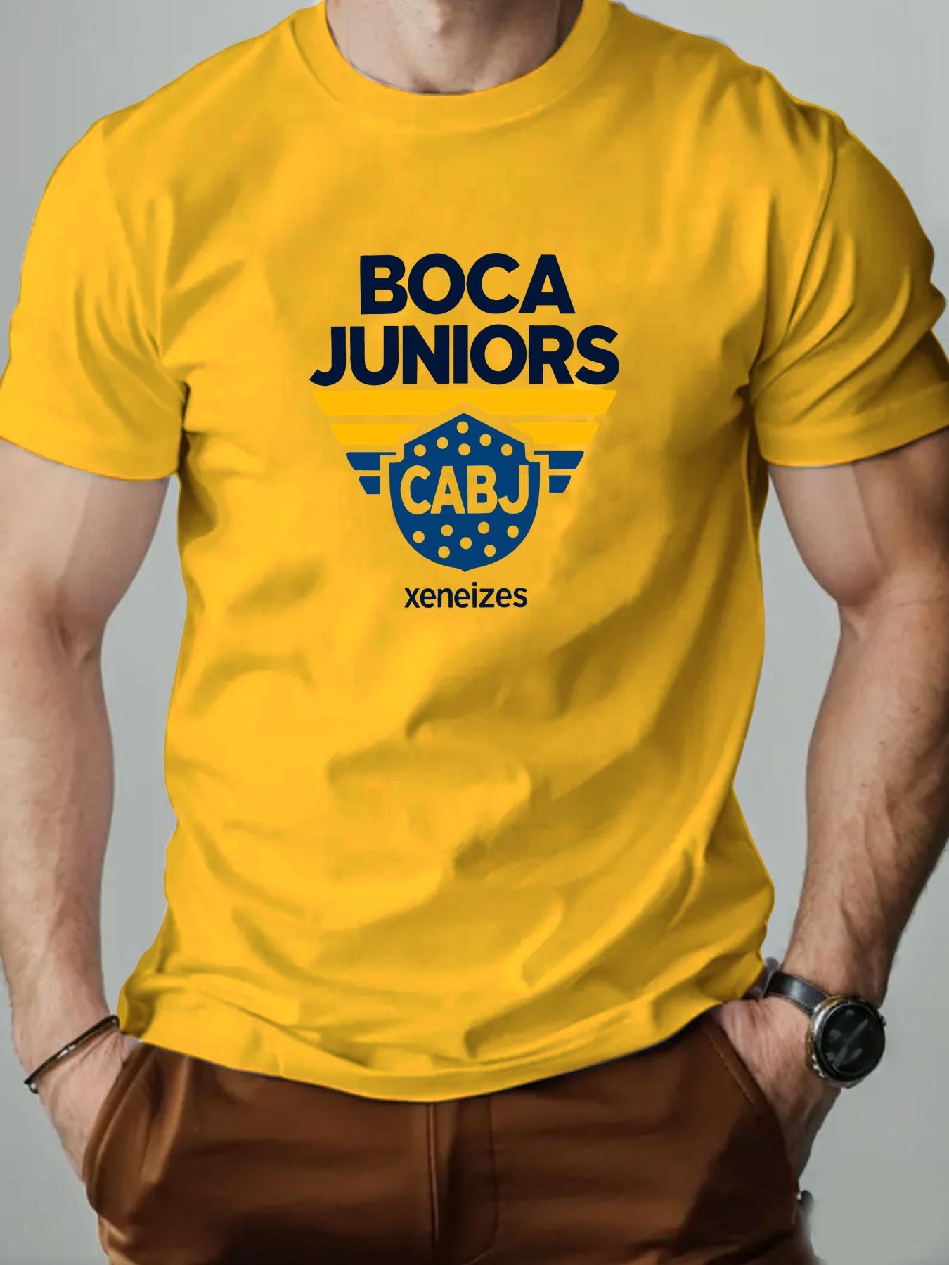 Mens cotton Tshirt Boca Juniors summer round neck shortsleeved graphic breathable fashion casual Tshirt S
Mens cotton Tshirt Boca Juniors summer round neck shortsleeved graphic breathable fashion casual Tshirt S