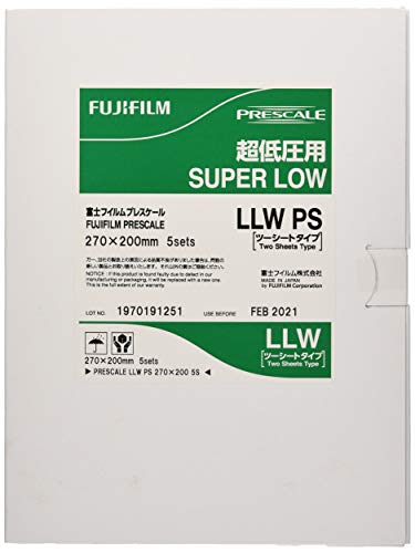 Двомісний тип попереднього друку Fujifilm PRESCALE-LLW-PS для наднизького тиску (LLW PS)
Двомісний тип попереднього друку Fujifilm PRESCALE-LLW-PS для наднизького тиску (LLW PS)