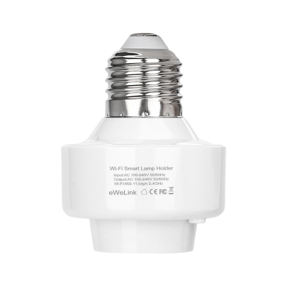 WiFi Mini Smart Lamp Holder E26/E27 LED Light Bulbs Adapter Light Socket Via eWelink App Voice Control Smart Home AC 100-240V
WiFi Mini Smart Lamp Holder E26/E27 LED Light Bulbs Adapter Light Socket Via eWelink App Voice Control Smart Home AC 100-240V
