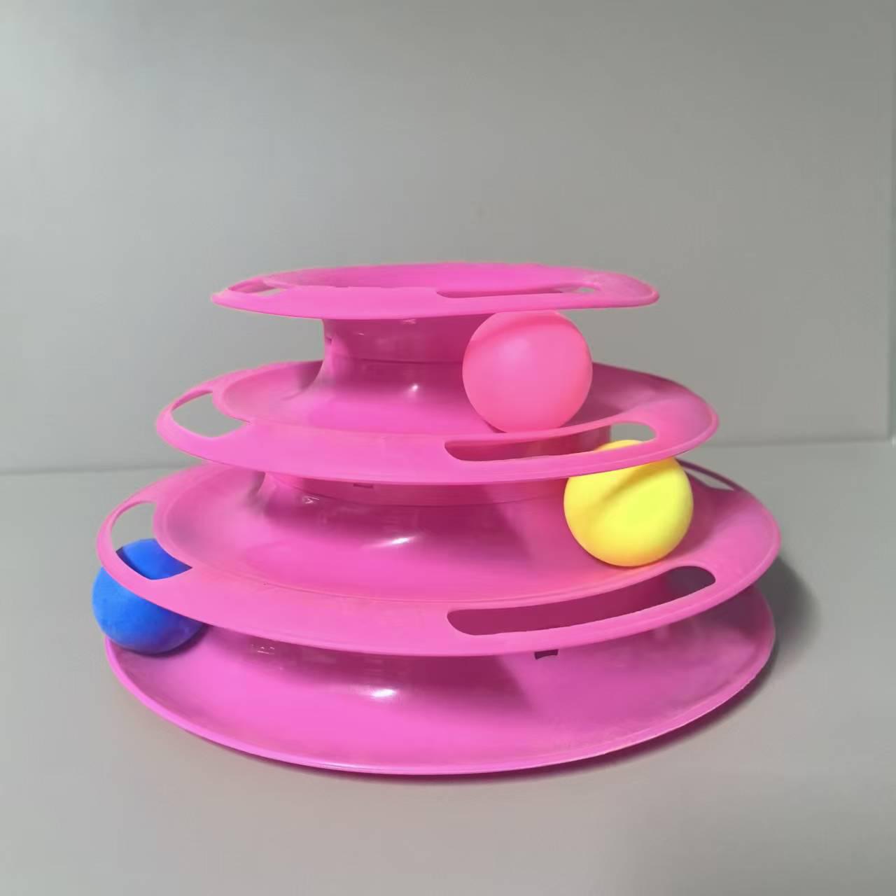 Three-Tier Cat Tease Turntable Toy Three-Tier Track
Three-Tier Cat Tease Turntable Toy Three-Tier Track