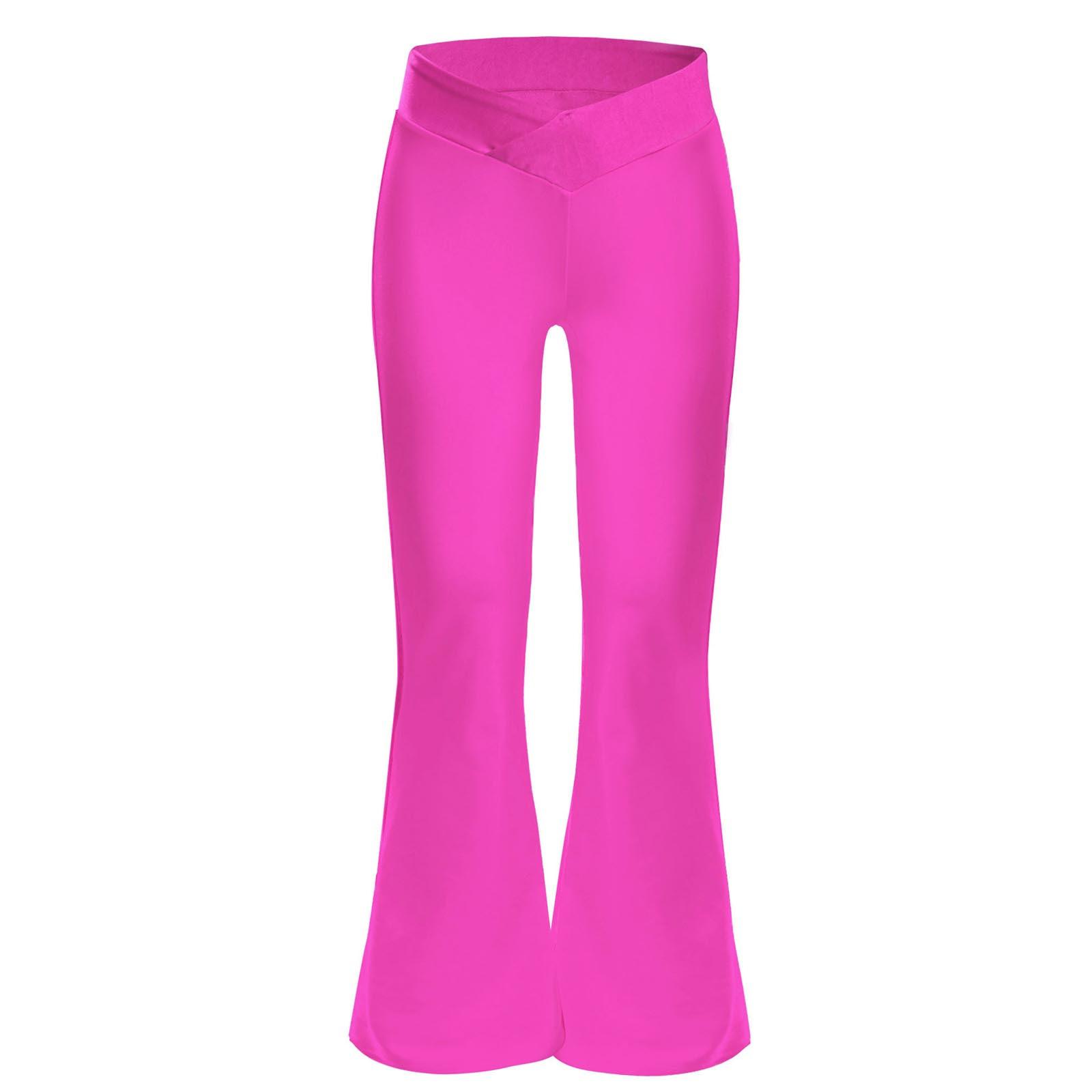 Girls Cheerleading Dance Pants Flared Bell Bottom Design with V Front Elastic Waistband Comfortable Color Block Trousers
Girls Cheerleading Dance Pants Flared Bell Bottom Design with V Front Elastic Waistband Comfortable Color Block Trousers
