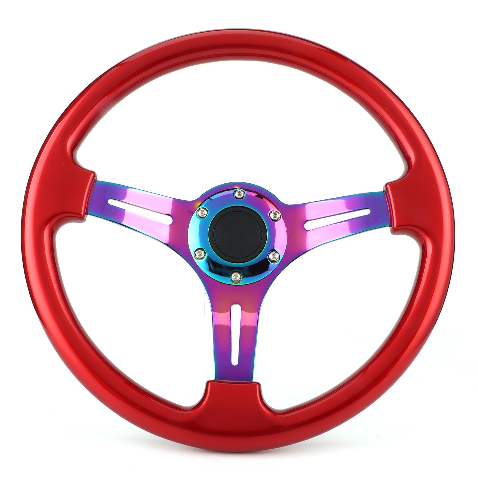 Спортивный руль для автомобиля 350 мм 14 дюймов Диаметр Универсальный для гоночного автомобиля 6 отверстий Красный
Спортивный руль для автомобиля 350 мм 14 дюймов Диаметр Универсальный для гоночного автомобиля 6 отверстий Красный