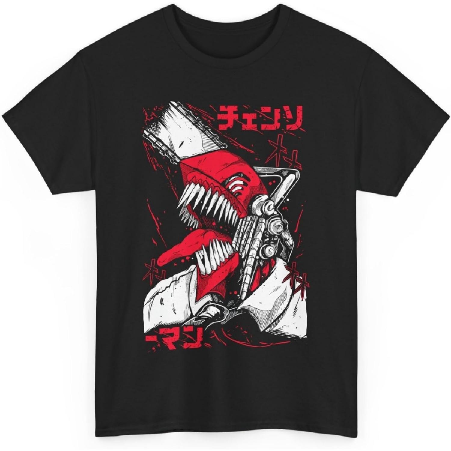 Denji Chainsaw Devil Manga Anime T-Shirt Merch Casual Short Sleeved Shirt Tee M-04 XXXXXL чорний
Denji Chainsaw Devil Manga Anime T-Shirt Merch Casual Short Sleeved Shirt Tee M-04 XXXXXL чорний