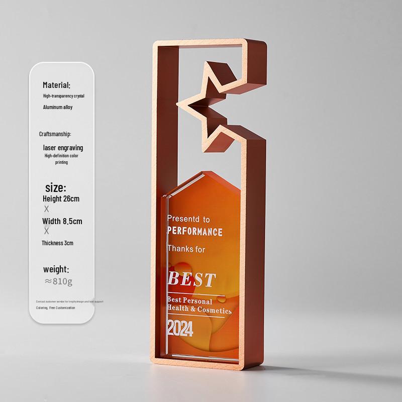 High-Quality Metal Trophy with Custom Engraving, Colorful Background, and Same-Day Shipping 27cm*8cm*3cm
High-Quality Metal Trophy with Custom Engraving, Colorful Background, and Same-Day Shipping 27cm*8cm*3cm
