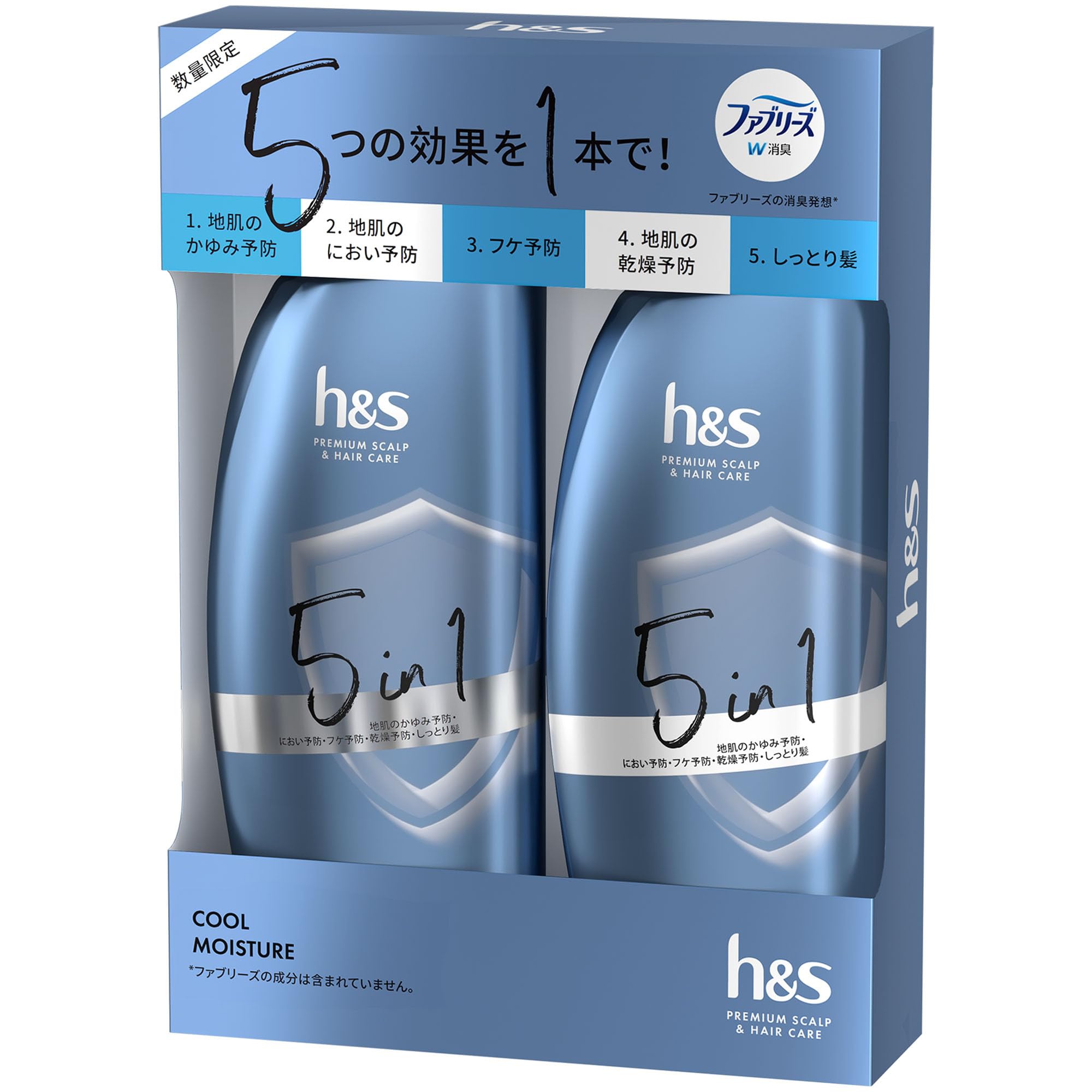 Набор шампуня и кондиционера 5 в 1 с дозатором Cool Moisture h&s 350г+350г H&S синий
Набор шампуня и кондиционера 5 в 1 с дозатором Cool Moisture h&s 350г+350г H&S синий