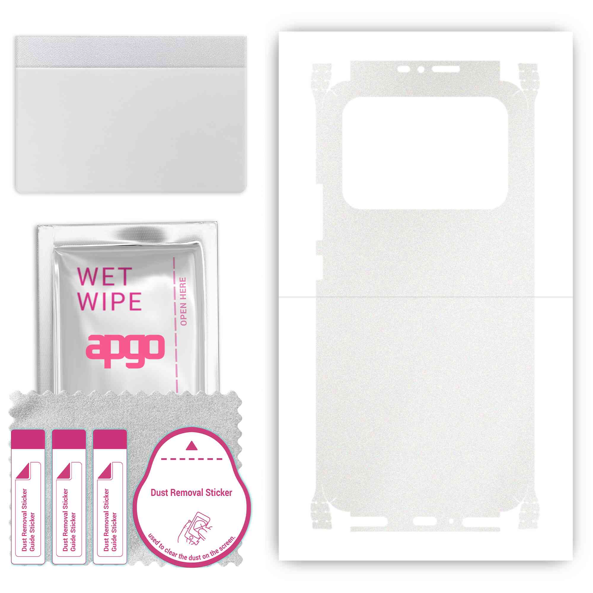 Apgo Protective Skin Sticker for the back+sides compatible with Xiaomi Mi 11 Ultra, Full Wrap Film, Foil, Vinyl - Pattern Matte Transparent
Apgo Protective Skin Sticker for the back+sides compatible with Xiaomi Mi 11 Ultra, Full Wrap Film, Foil, Vinyl - Pattern Matte Transparent