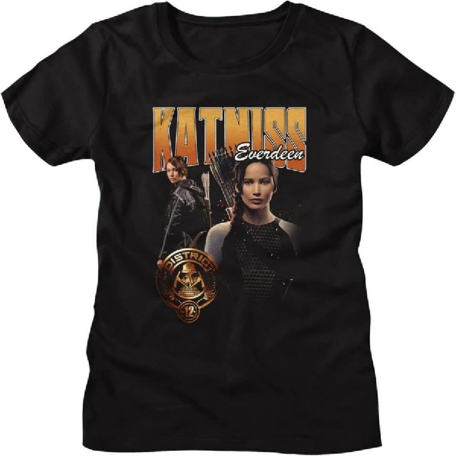 Футболка Голодные игры Китнисс Эвердин Дуэт Женские футболки с коротким рукавом Футболки с графикой научно-фантастического фильма L чёрный
Футболка Голодные игры Китнисс Эвердин Дуэт Женские футболки с коротким рукавом Футболки с графикой научно-фантастического фильма L чёрный