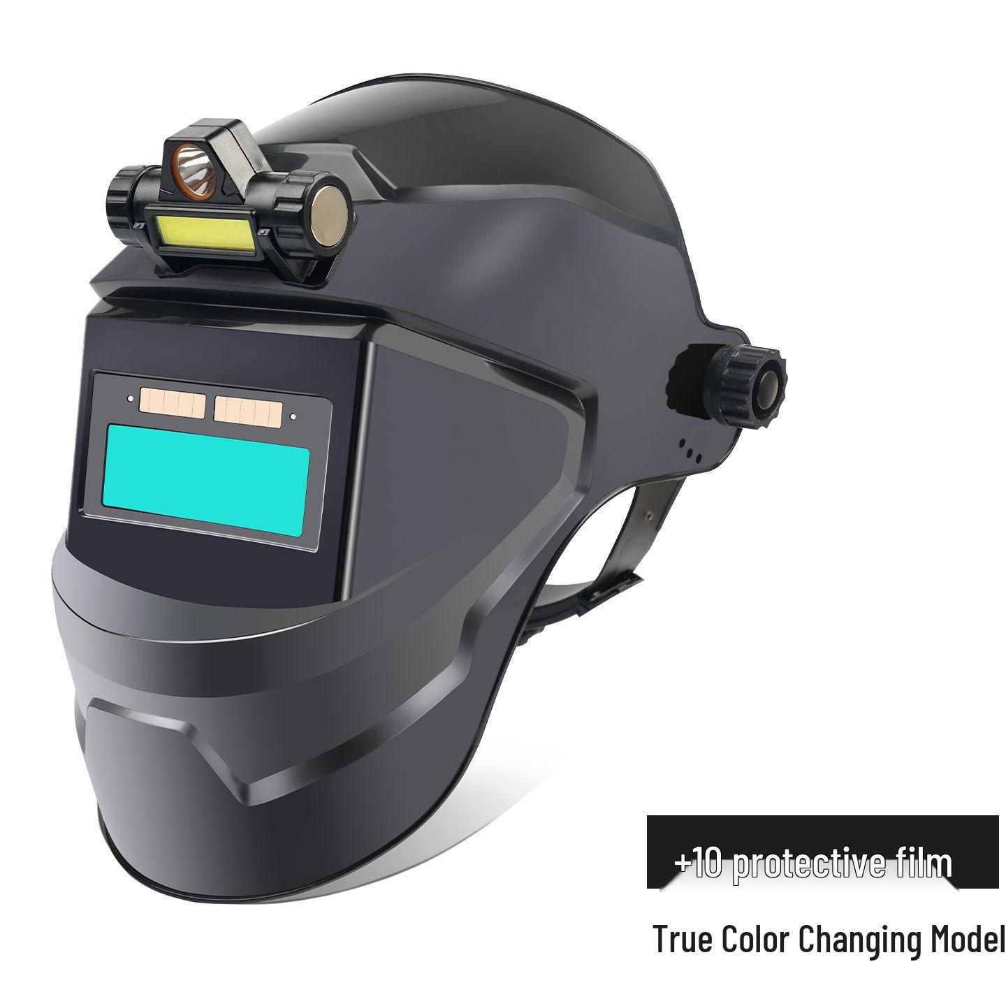 Сварочный шлем с автоматическим затемнением: Легкая защитная маска на голову для аргонодуговой сварки с рабочими очками.
Сварочный шлем с автоматическим затемнением: Легкая защитная маска на голову для аргонодуговой сварки с рабочими очками.