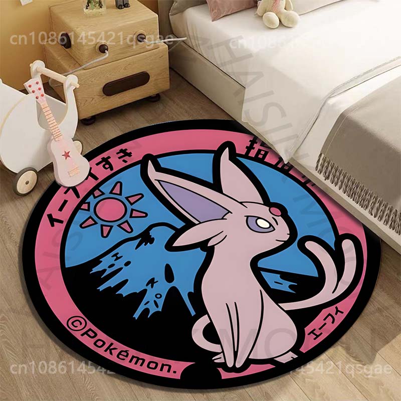 Japan Pokémon Eevee Greninja Print Round Carpet for Living Room Bedroom Table and Chair Sofa Home Decor Area Rug Luxury Gift 60cm
Japan Pokémon Eevee Greninja Print Round Carpet for Living Room Bedroom Table and Chair Sofa Home Decor Area Rug Luxury Gift 60cm