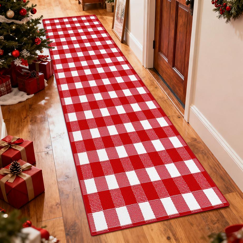Red Plaid Christmas Runner Rugs Home Decoration Doorway Long Corridor Carpet Customizable Bedroom Easy Clean Foot Mat Non-slip 90x200cm
Red Plaid Christmas Runner Rugs Home Decoration Doorway Long Corridor Carpet Customizable Bedroom Easy Clean Foot Mat Non-slip 90x200cm