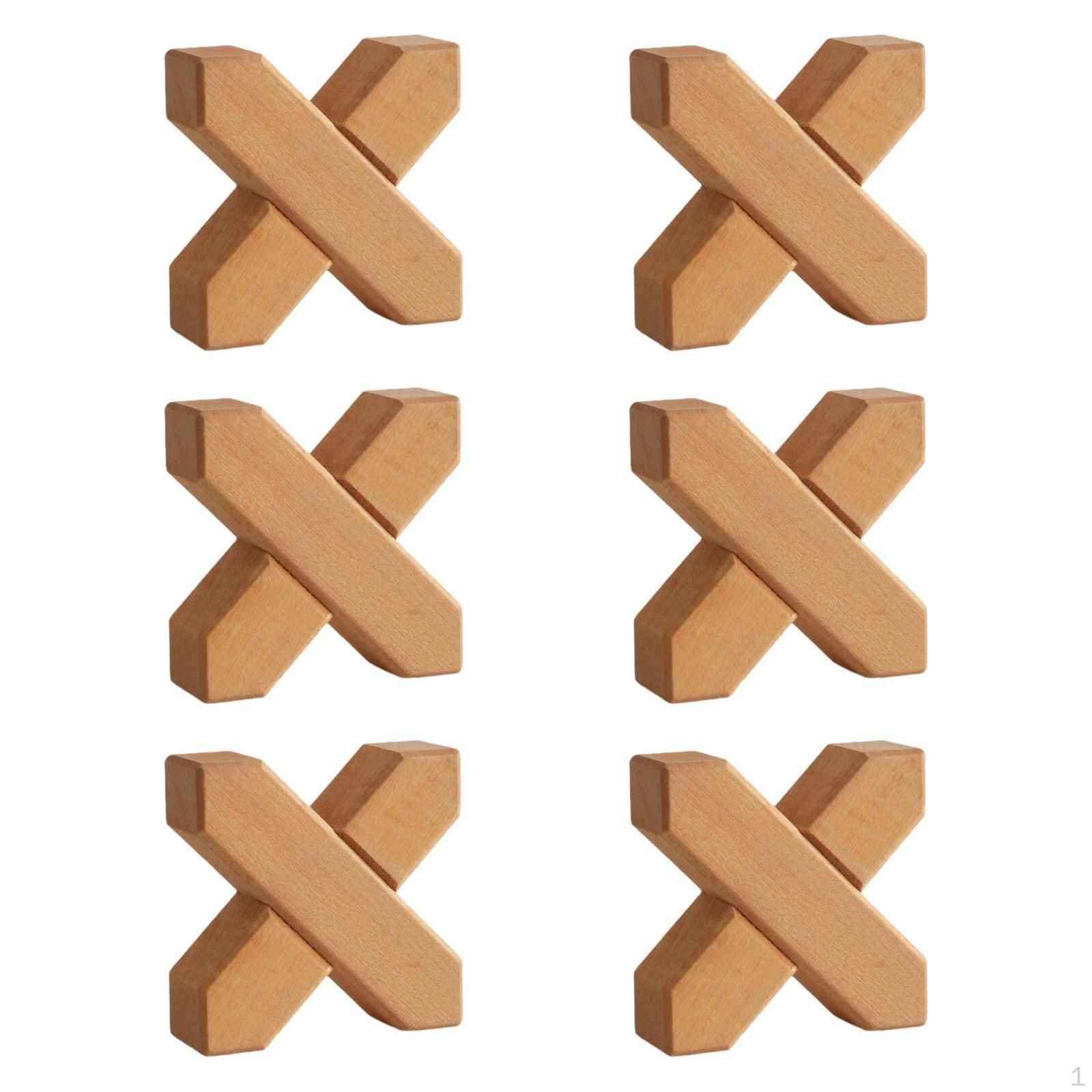6Pcs Cross Shaped Blocks Motor Skill Hand Eye Coordination Building Sturdy Logical Training
6Pcs Cross Shaped Blocks Motor Skill Hand Eye Coordination Building Sturdy Logical Training