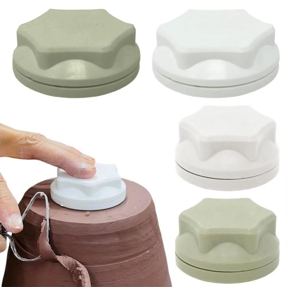 Portable Ceramic Clay Trimming Spinner Durable Potters Rotary Disc Wheel Potters and Clay Artists 4CM сірий
Portable Ceramic Clay Trimming Spinner Durable Potters Rotary Disc Wheel Potters and Clay Artists 4CM сірий
