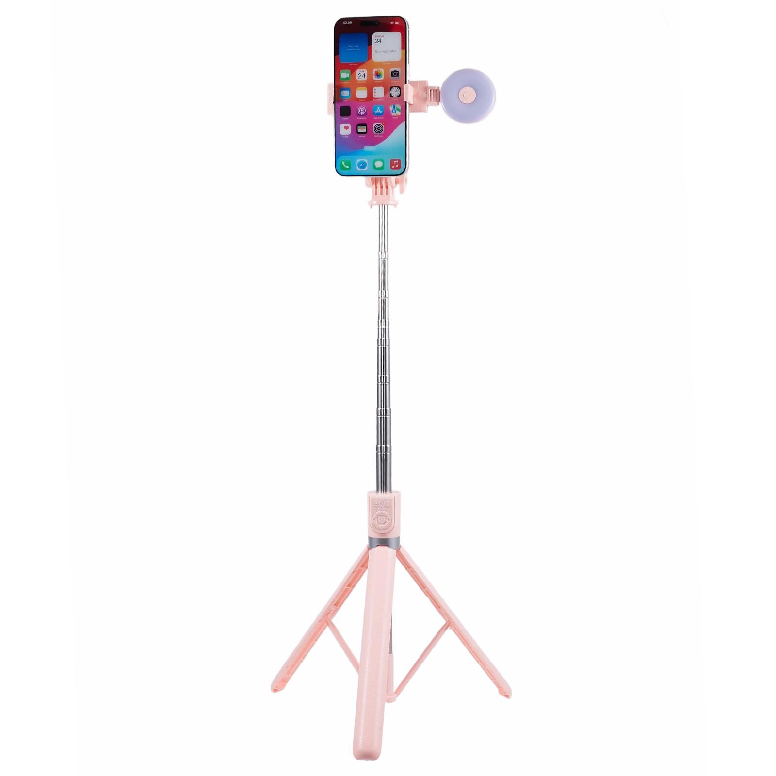 Z17 Pro 2-in-1 175cm Tripod Stand Remote Control Bluetooth-compatible Selfie Stick with Fill Light Black
Z17 Pro 2-in-1 175cm Tripod Stand Remote Control Bluetooth-compatible Selfie Stick with Fill Light Black