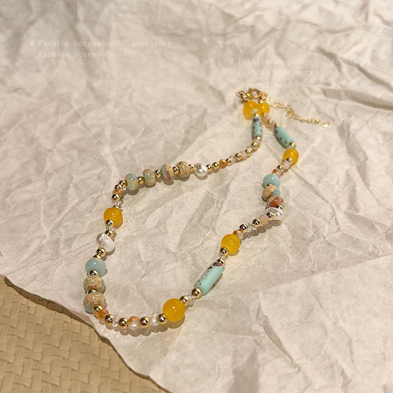 Новый комплект из цветного браслета из бисера в китайском стиле и высококачественного ожерелья для женщин necklace золотой
Новый комплект из цветного браслета из бисера в китайском стиле и высококачественного ожерелья для женщин necklace золотой