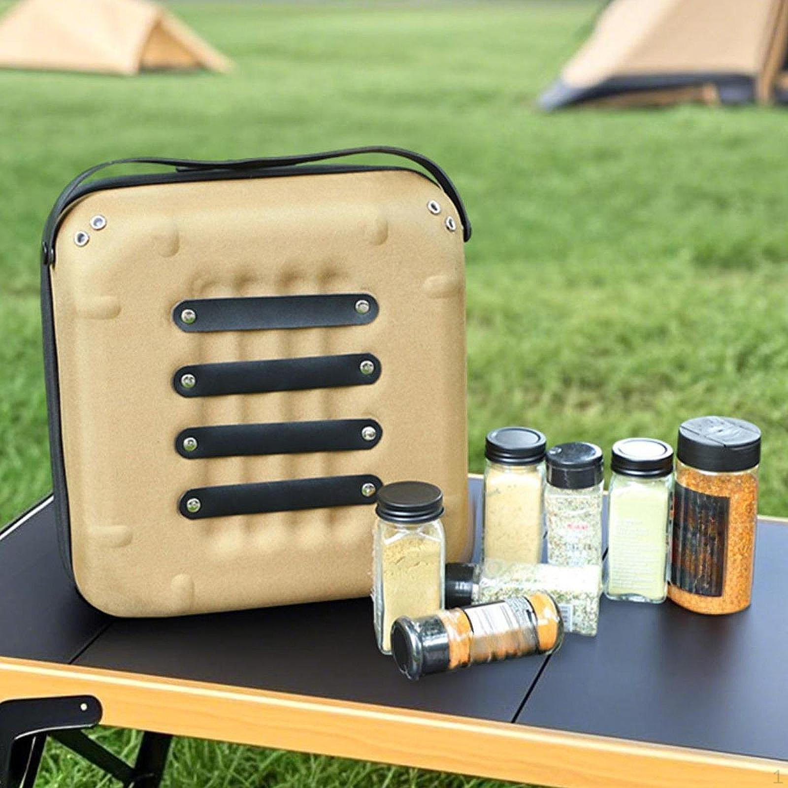 Органайзер для приправ для кемпинга, Подставка для кухонных инструментов, Контейнер из ЭВА для снаряжения хаки
Органайзер для приправ для кемпинга, Подставка для кухонных инструментов, Контейнер из ЭВА для снаряжения хаки