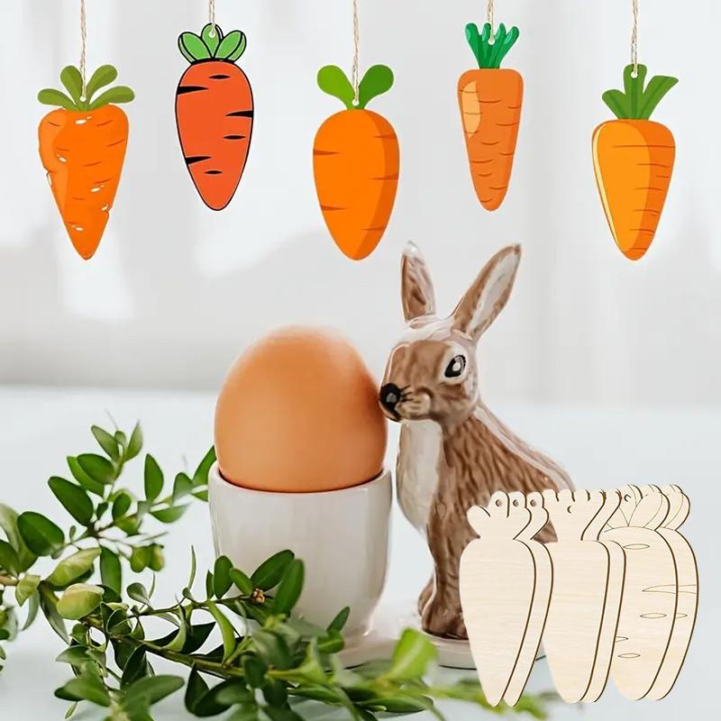 6/12/36pcs Carrot Wood Chip Pendant Craft Tags Set DIY Easter Ornaments DIY Supplies 6 styles 6pcs
6/12/36pcs Carrot Wood Chip Pendant Craft Tags Set DIY Easter Ornaments DIY Supplies 6 styles 6pcs