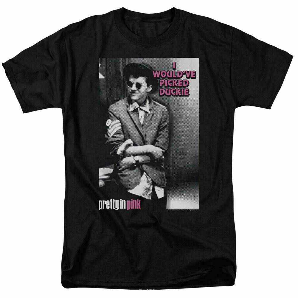 26 Pretty in Pink I Would ve T Shirt Mens Licensed 80s Movie Tee Duckie Black Unisex T-Shirt XXL
26 Pretty in Pink I Would ve T Shirt Mens Licensed 80s Movie Tee Duckie Black Unisex T-Shirt XXL
