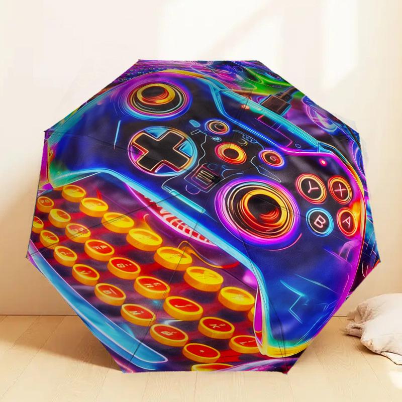 1pc Gaming Neon Pattern Umbrella Design Automatic Opening and Closing Umbrella, High-quality Travel Umbrella, c1128149
1pc Gaming Neon Pattern Umbrella Design Automatic Opening and Closing Umbrella, High-quality Travel Umbrella, c1128149