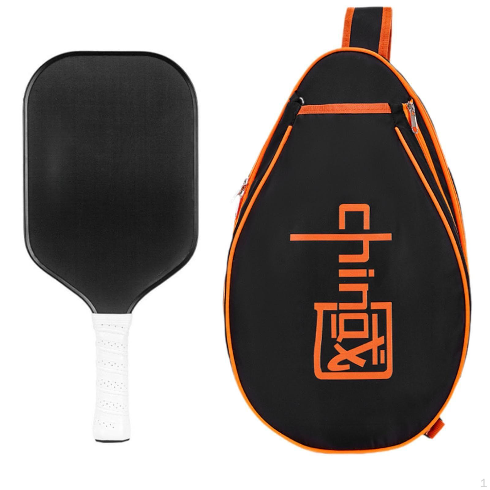 Racquet Tennis Bag Pickleball Badminton Large Capacity Beginners Organizer Portable Shoulder Black Orange
Racquet Tennis Bag Pickleball Badminton Large Capacity Beginners Organizer Portable Shoulder Black Orange